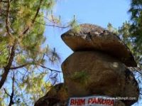 This place holds importance in Indian mythology. In the epic of Mahabharata, it was the seven Pandava's who lived here during exile. It is at Bhim Pakora, where the super powerful Bhim placed one boulder on top of another in a style that they shall never fall. One can still see and try to move these boulders, which are till date unmovable.